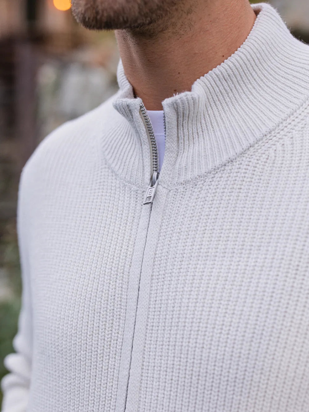White Knit Vest