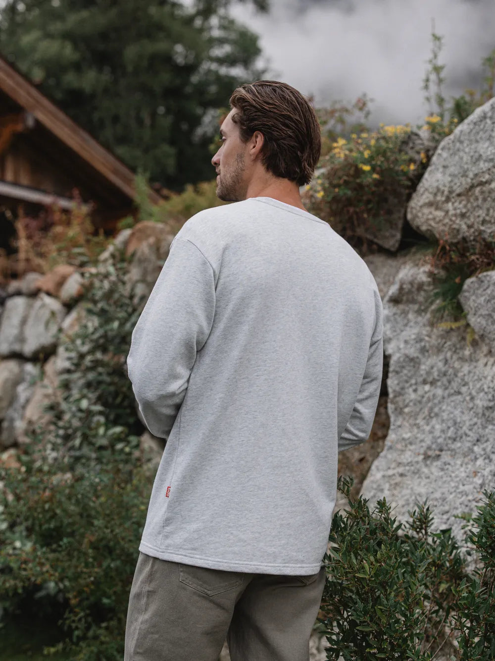 Light Grey Cotton Longsleeve