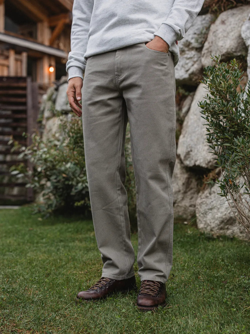 Olive Denim Jeans