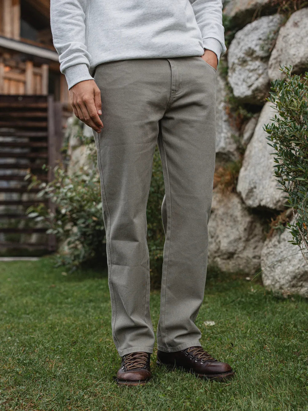 Olive Denim Jeans