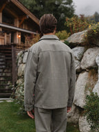 Olive Denim Overshirt