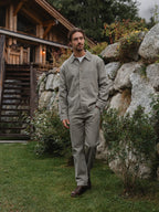 Olive Denim Overshirt