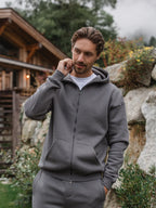 Dark Grey Basic Oversized Vest