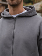 Dark Grey Basic Oversized Vest