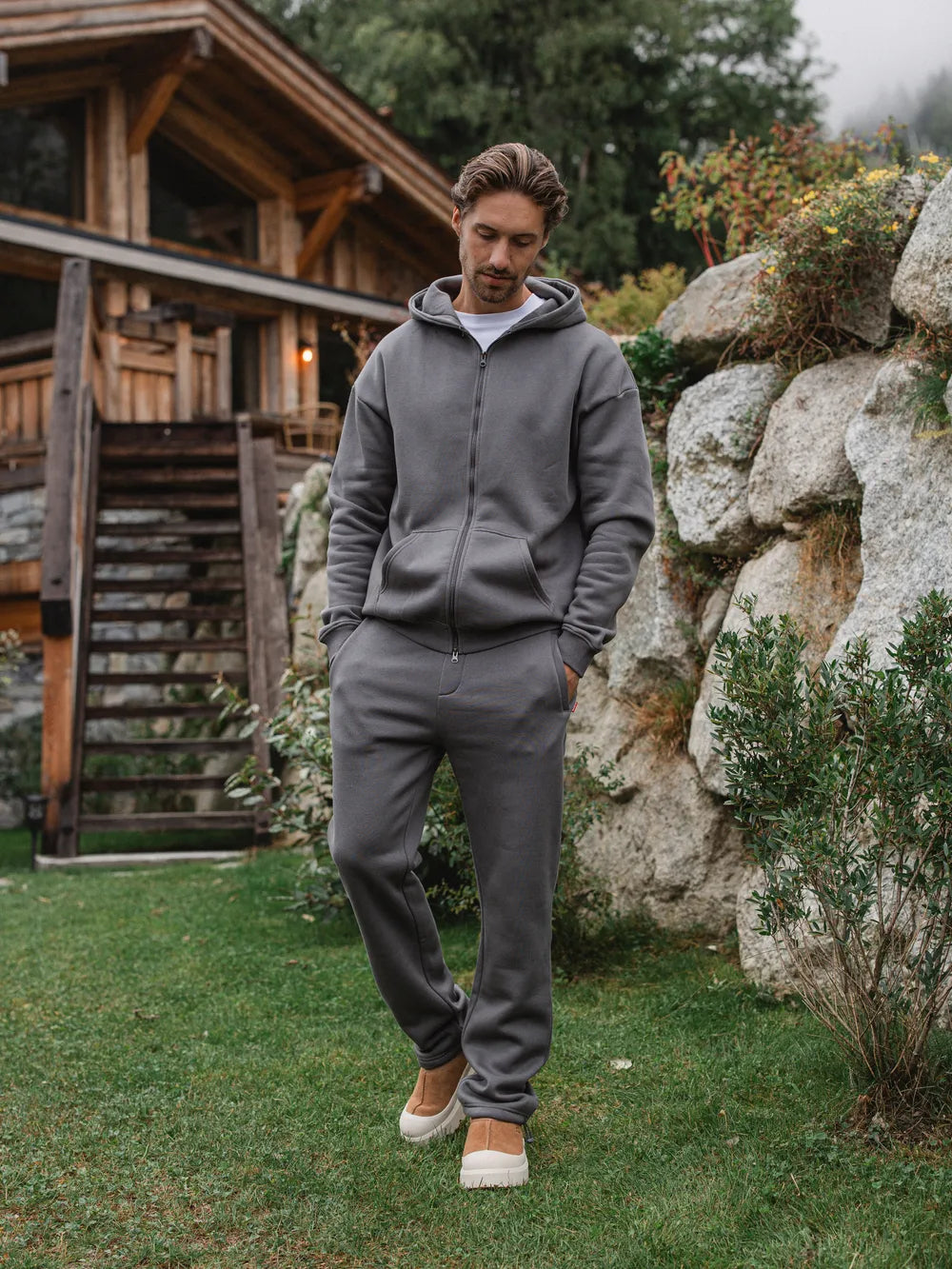 Dark Grey Oversized Vest
