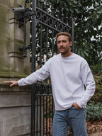 White Oversized Longsleeve