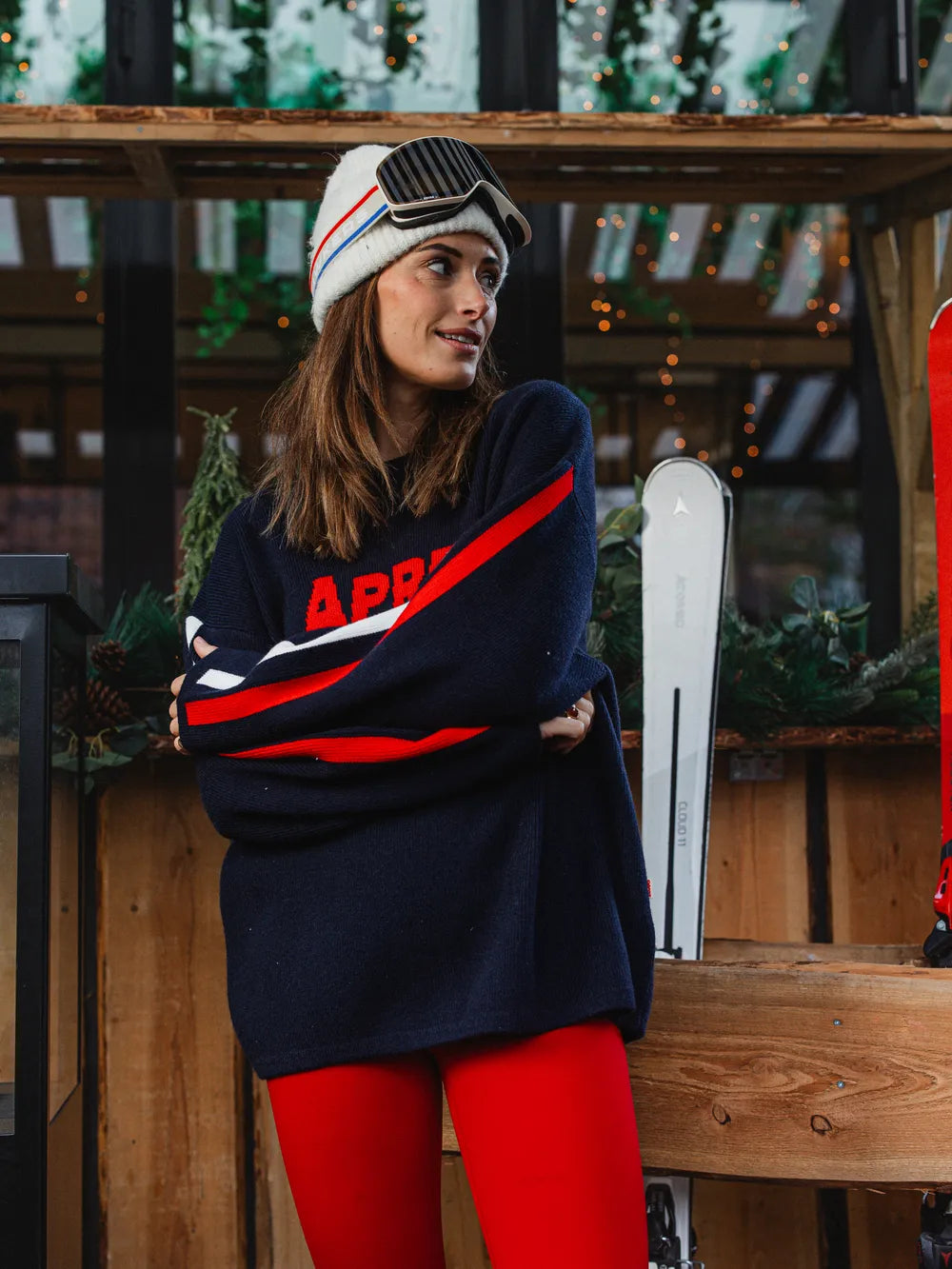 Navy Knit Apres Sweater