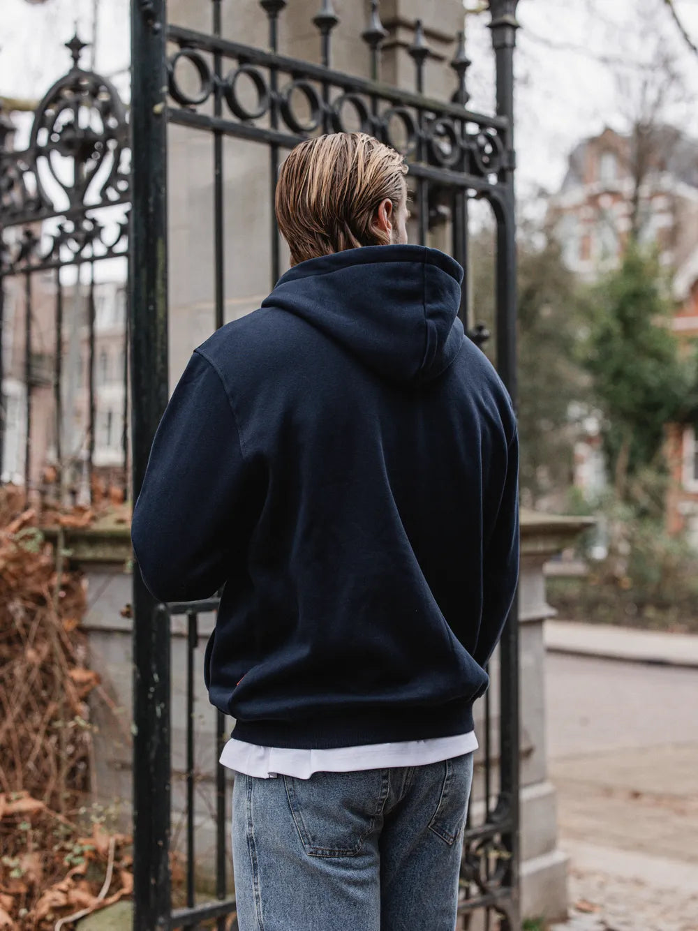 Navy Signature Oversized Vest