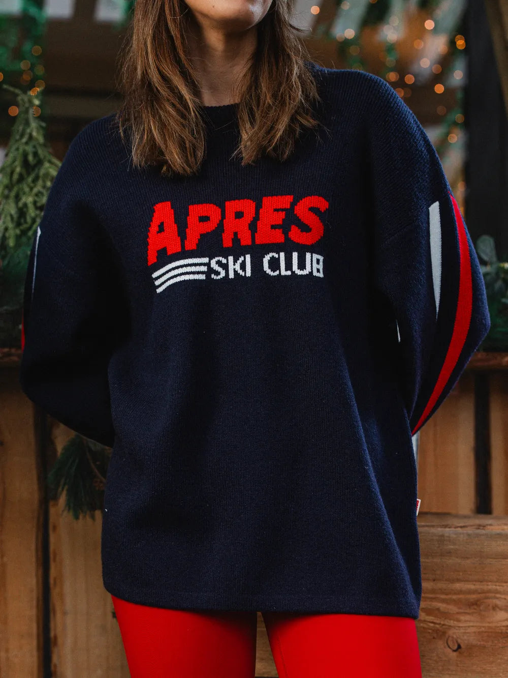 Navy Knit Apres Sweater