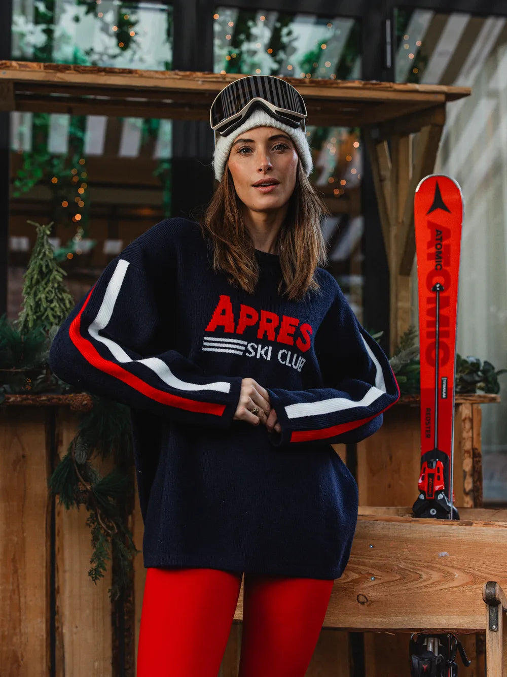 Navy Knit Apres Sweater