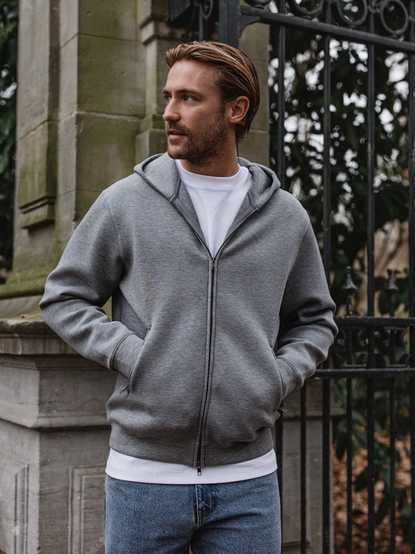 Graue Scuba Oversized Weste