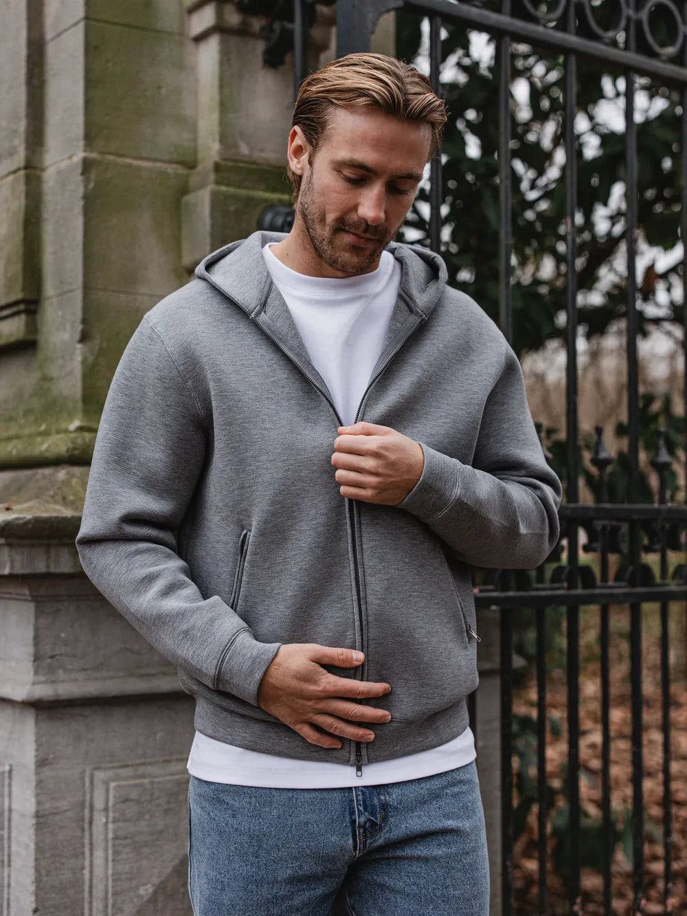 Grey Scuba Oversized Vest