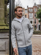 Light Grey Oversized Knit Vest