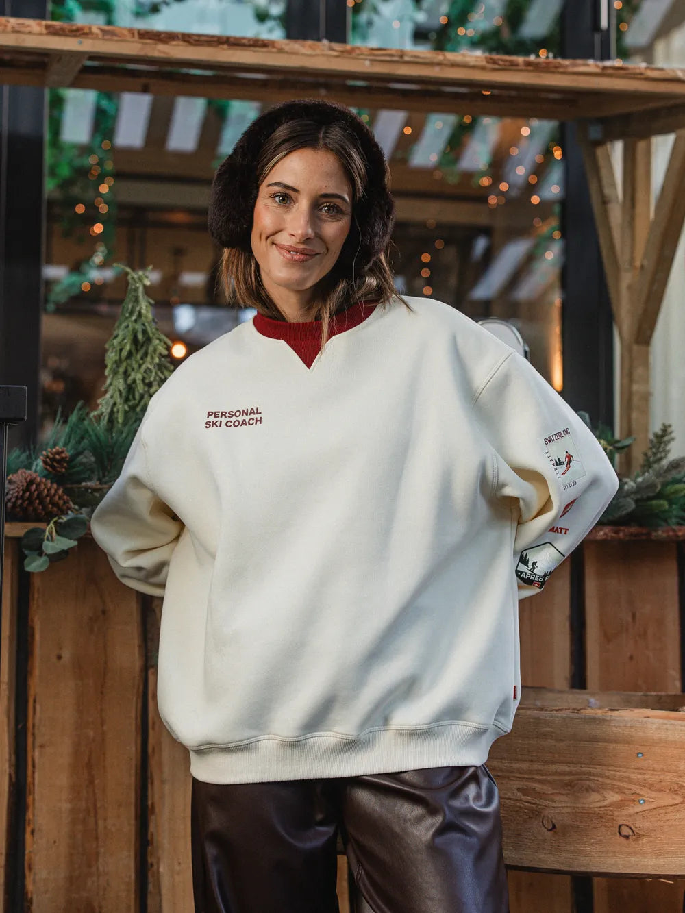 Personal Ski Coach Oversized Sweater