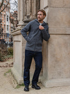 Dark Grey Oversized Knit Vest