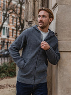 Dark Grey Oversized Knit Vest