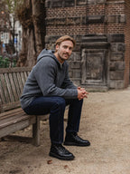 Dark Grey Oversized Knit Vest