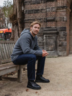 Dark Grey Oversized Knit Vest