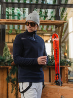 Navy Fleece Skipully