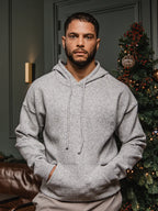 Light Grey Knit Hoodie