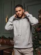 Light Grey Knit Hoodie