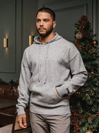 Light Grey Knit Hoodie