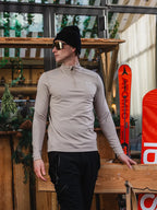 Sports Fleece Sweater Beige