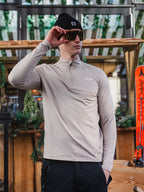 Sports Fleece Sweater Beige