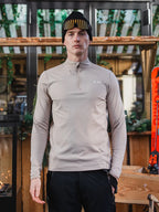 Sports Fleece Sweater Beige