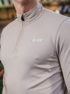 Sports Fleece Sweater Beige