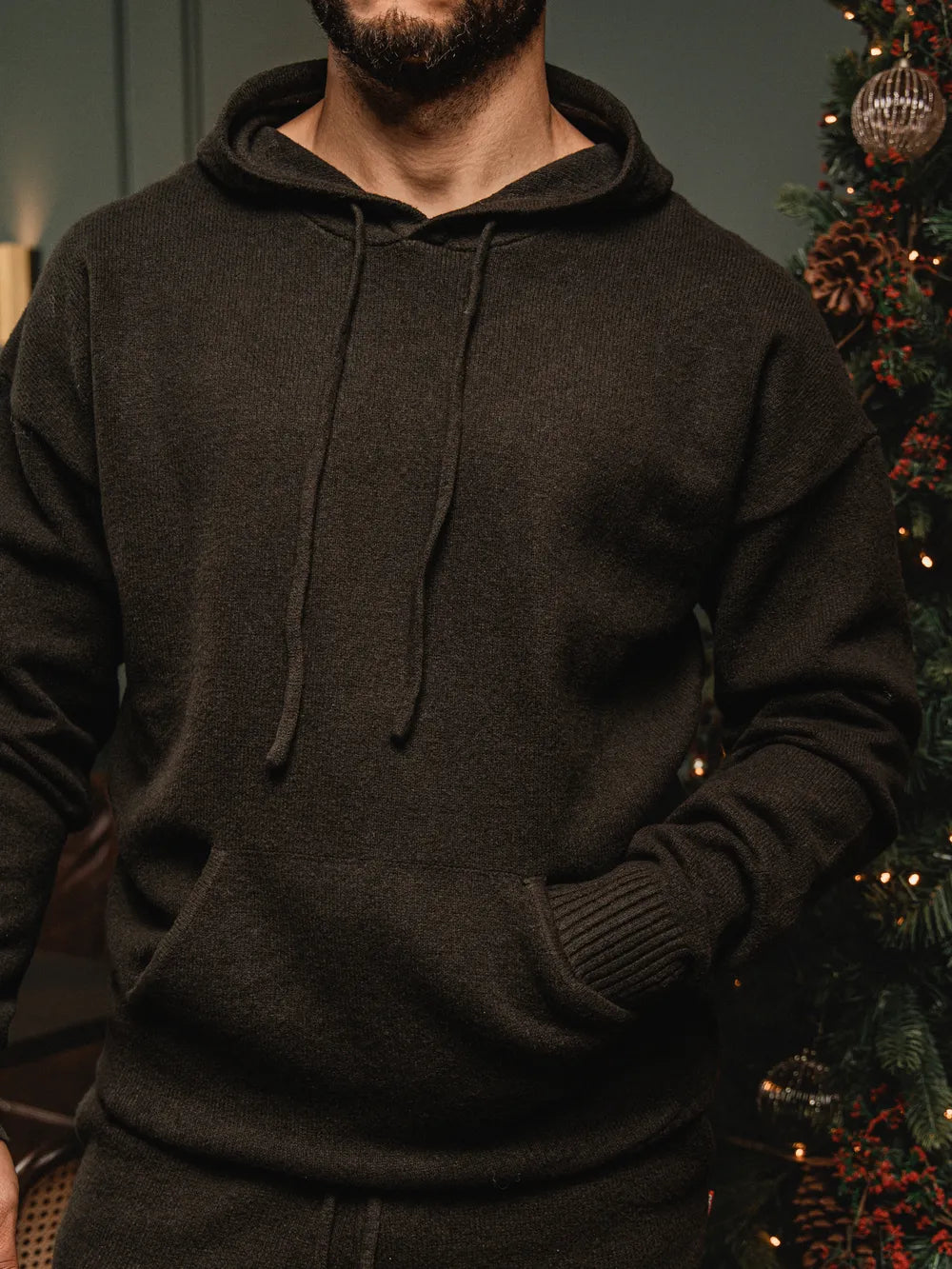 Army Knit Hoodie