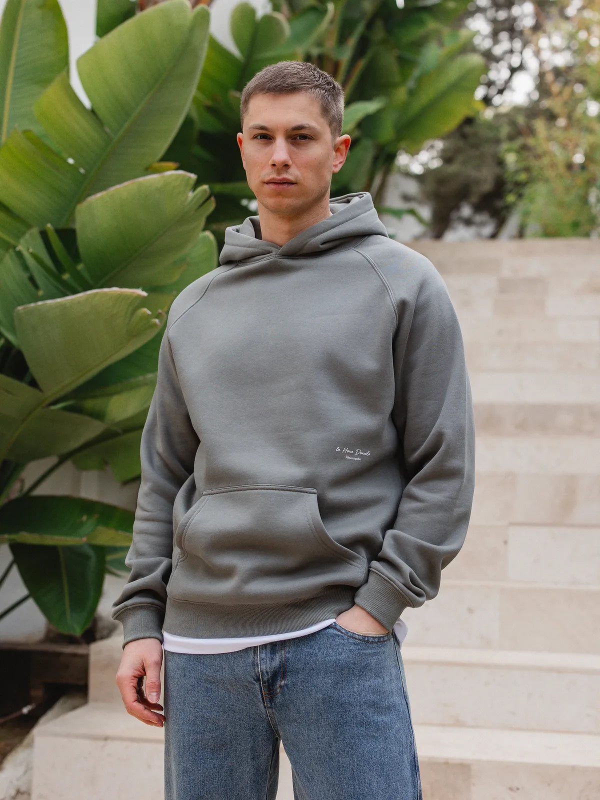 Grüner La Hora Oversized Hoodie