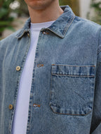New Washed Denim Overshirt