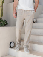 Beige Classic Pantalon