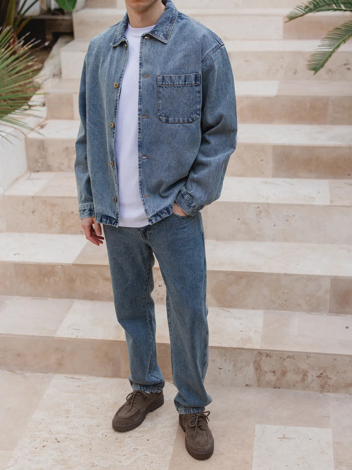 New Washed Denim Overshirt
