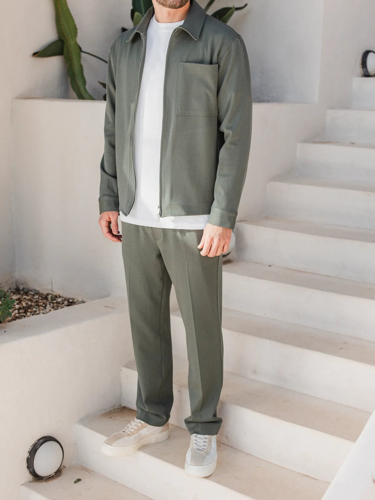 Green Classic Pantalon