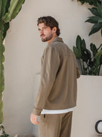 Brown Classic Zip Overshirt