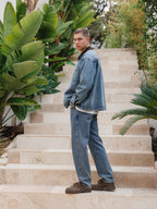 New Washed Collar Detail Overshirt