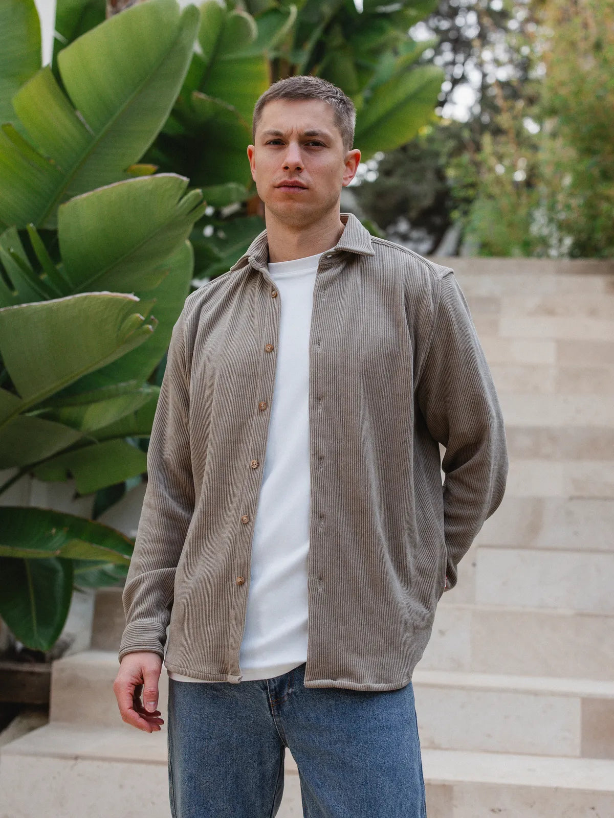 Brown Corduroy Shirt