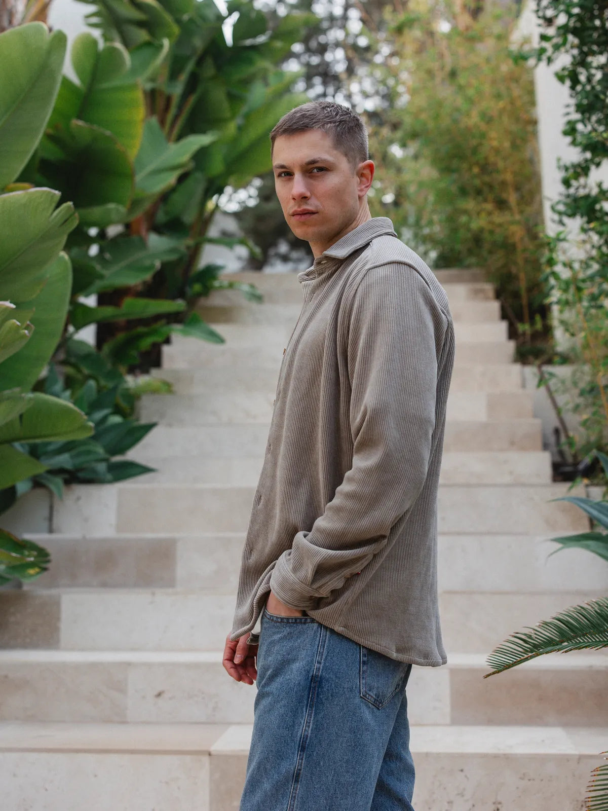 Brown Corduroy Shirt