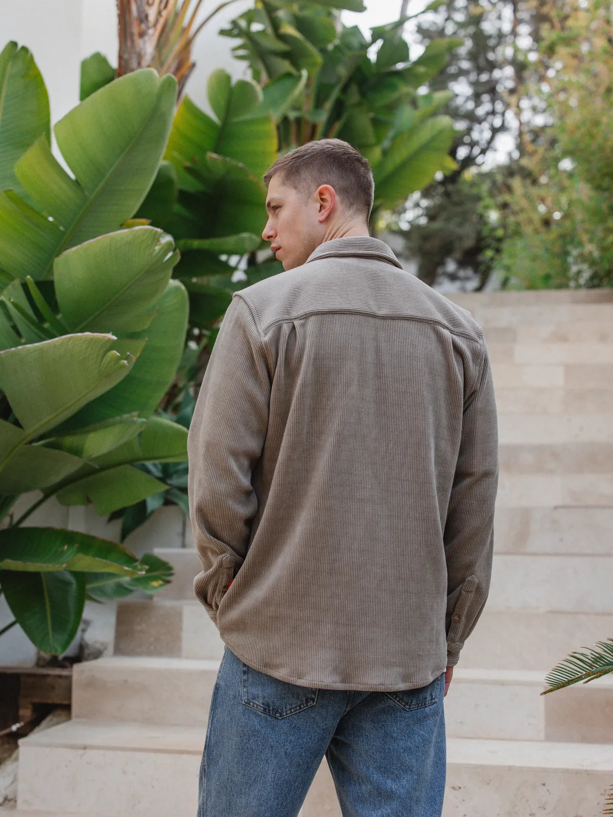 Brown Corduroy Shirt