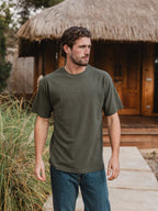 Army Textured Oversized T-shirt