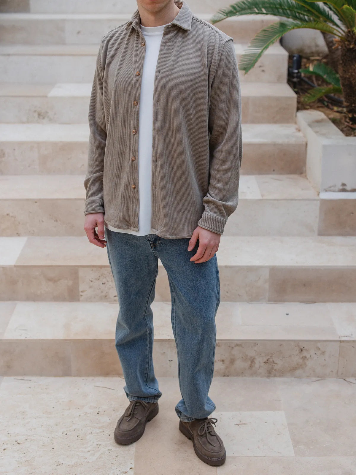 Brown Corduroy Shirt