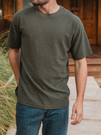 Army Textured Oversized T-shirt