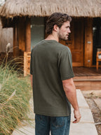 Army Textured Oversized T-shirt