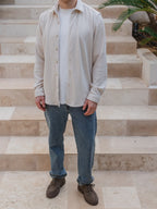 Beige Corduroy Shirt