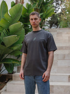 Off Black Olives Oversized T-shirt