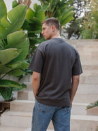 Off Black Olives Oversized T-shirt