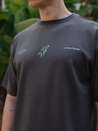 Off Black Olives Oversized T-shirt