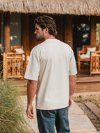 Cream Pocket Oversized T-shirt